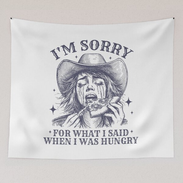Item preview, Funny Cute Cowgirl Hungry Pizza designed and sold by Jcat7.