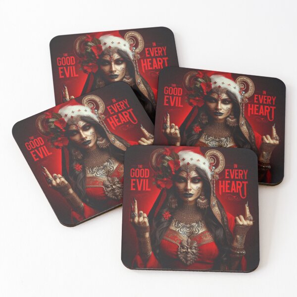 Item preview, Mystic Demon Santa Rebellion Heart designed and sold by Voodoo Store Paranormal Collections.