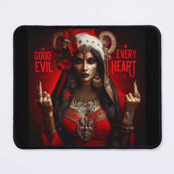 Item preview, Mystic Demon Santa Rebellion Heart designed and sold by Voodoo Store Paranormal Collections.