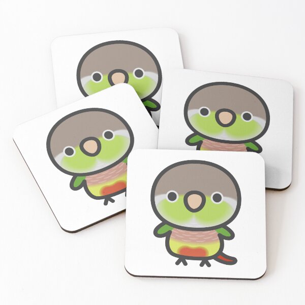 Item preview, Green-cheeked parakeet / Pineapple designed and sold by INKOYADO.