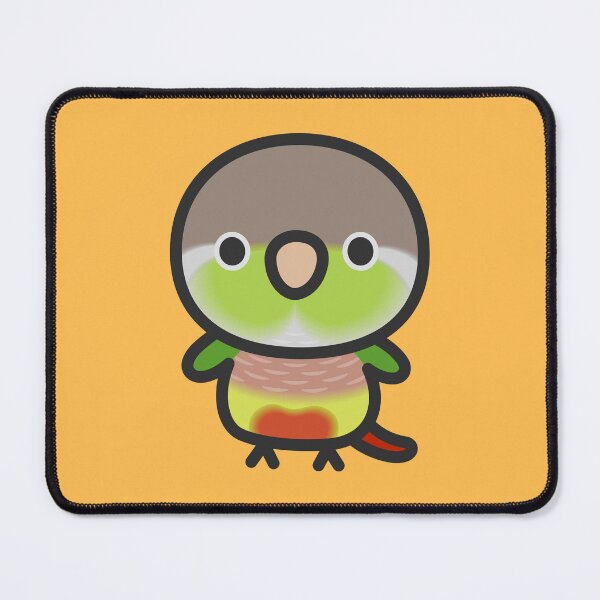 Item preview, Green-cheeked parakeet / Pineapple designed and sold by INKOYADO.