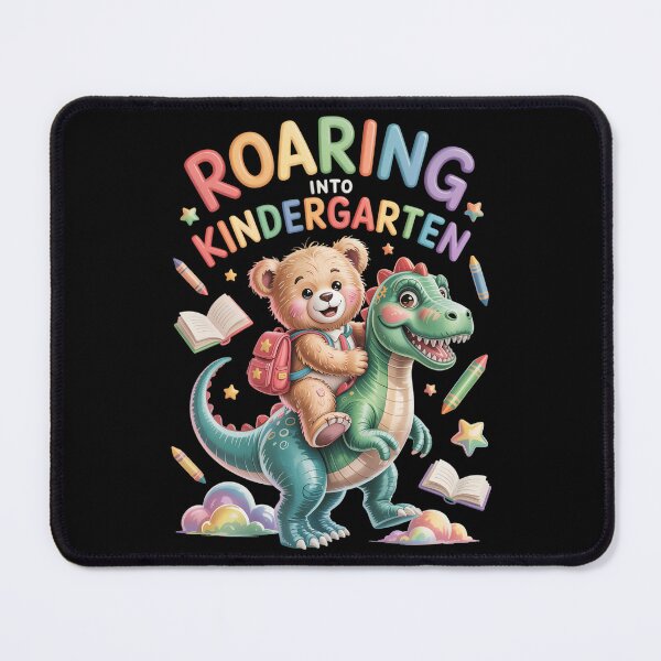 Item preview, Roaring Into Kindergarten Dinosaur T Rex Back to School designed and sold by Sunset4Bones.