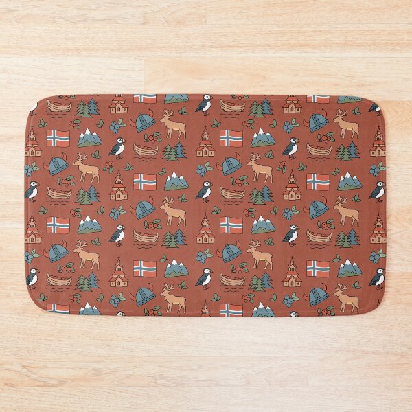 Item preview, Hand Drawn Illustrations of Norwegian Folk Icons designed and sold by Studio Pico.