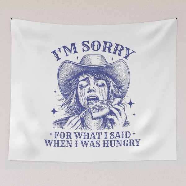 Item preview, Funny Cute Cowgirl Hungry Pizza designed and sold by Jcat7.