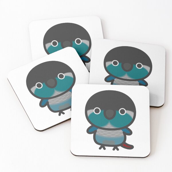 Item preview, Green-cheeked parakeet / Turquoise designed and sold by INKOYADO.