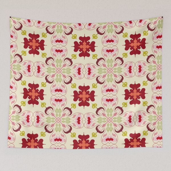 Item preview, Floral Symmetry in Vintage Hues designed and sold by Sabaaijai.