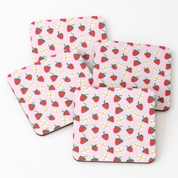 Item preview, Strawberry Pixels designed and sold by Karierteblume.