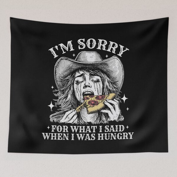 Item preview, Funny Cute Cowgirl Hungry Pizza designed and sold by Jcat7.