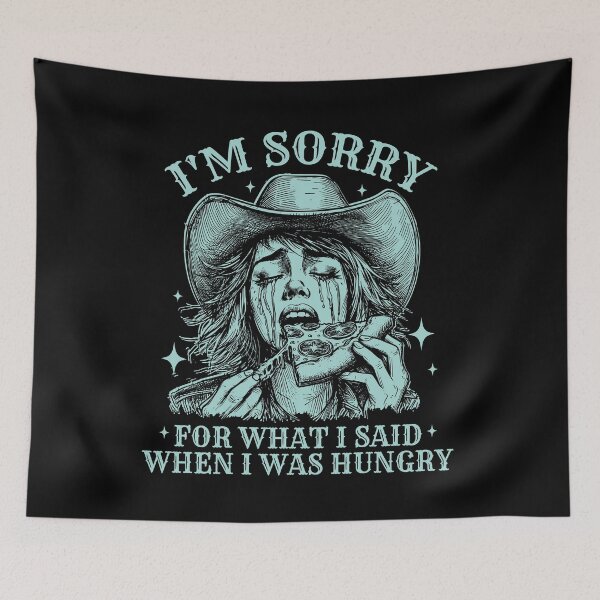 Item preview, Funny Cute Cowgirl Hungry Pizza designed and sold by Jcat7.