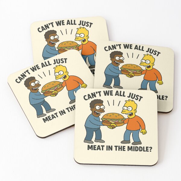 Item preview, Let's meat in the middle  designed and sold by InkAndIntention.