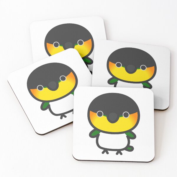 Item preview, Black-headed Caique designed and sold by INKOYADO.
