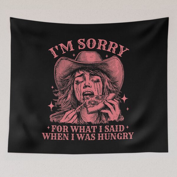 Item preview, Funny Cute Cowgirl Hungry Pizza designed and sold by Jcat7.