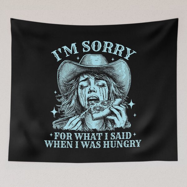 Item preview, Funny Cute Cowgirl Hungry Pizza designed and sold by Jcat7.