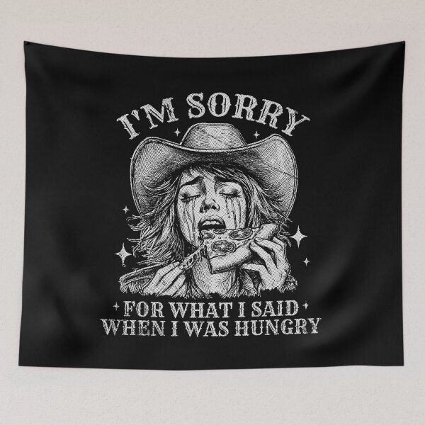 Item preview, Funny Cute Cowgirl Hungry Pizza designed and sold by Jcat7.