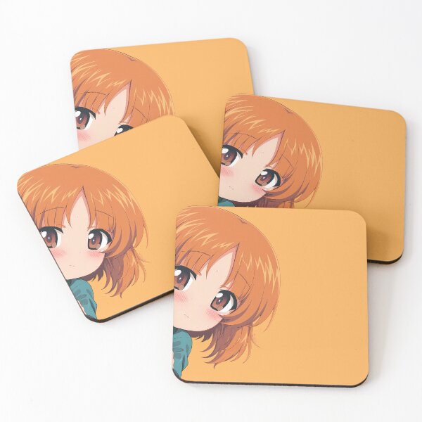 Item preview, Chibi Peeking Miho Nishizumi Girls und Panzer Anime designed and sold by B5fivemerch.