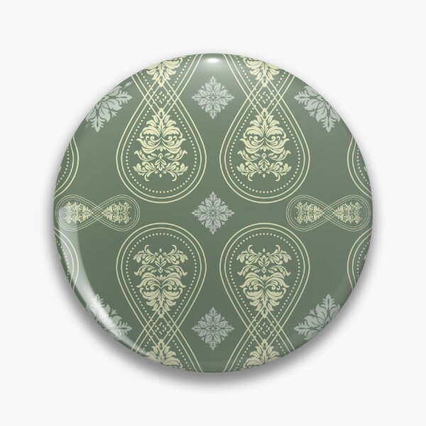 Item preview, Nature's Luxury Green and Beige Damask Accents designed and sold by DesignByNui.