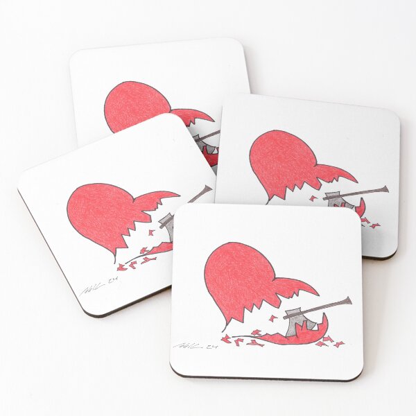 Item preview, broken Heart, Herz designed and sold by Anke‘s Bazaar.