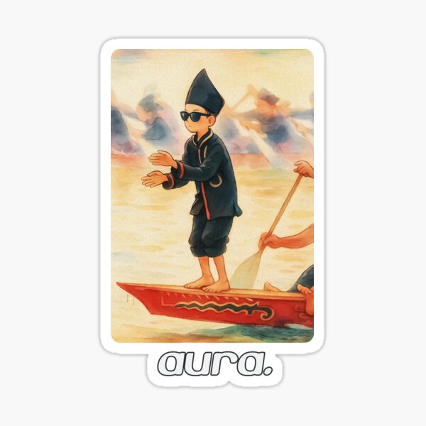 Item preview, Aura farming boat kid meme designed and sold by PietrzakDesign.