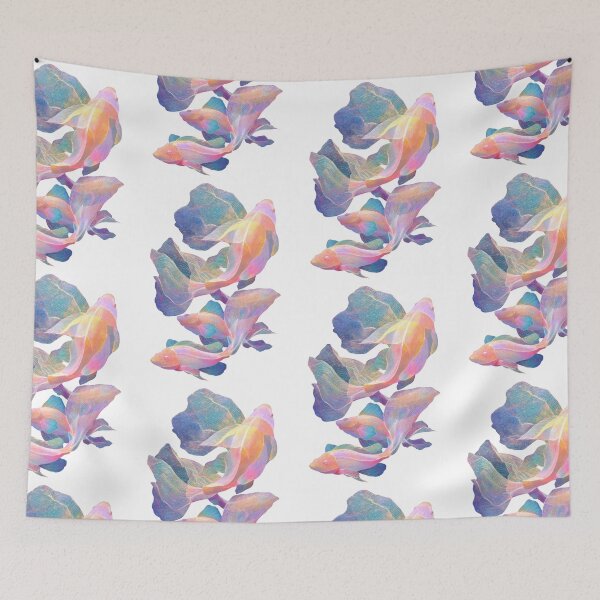 Item preview, Ethereal Iridescent Fish| Aquatic Scene designed and sold by BlissxPals.