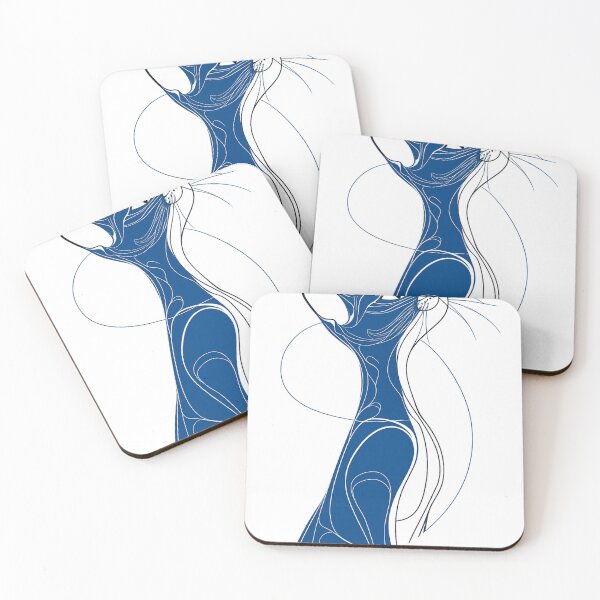 Item preview, Elegant Abstract Cat Line Art designed and sold by haitrieuic96.