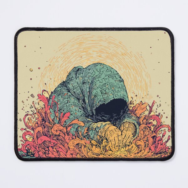 Item preview, Mystical Hooded Figure – Abstract Emotion Explosion designed and sold by Moss and Moon Studio.