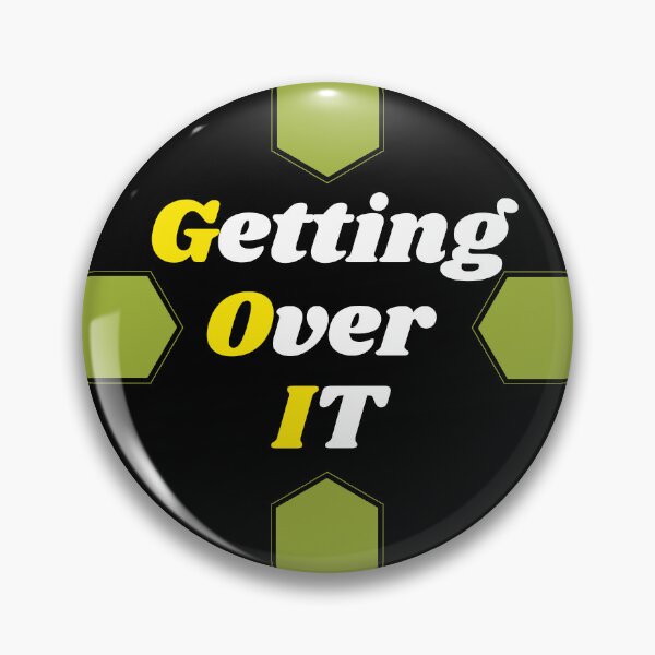 Item preview, Getting Over It – Motivational & Gamer-Inspired Design designed and sold by estrella-lunar.