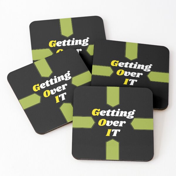 Item preview, Getting Over It – Motivational & Gamer-Inspired Design designed and sold by estrella-lunar.