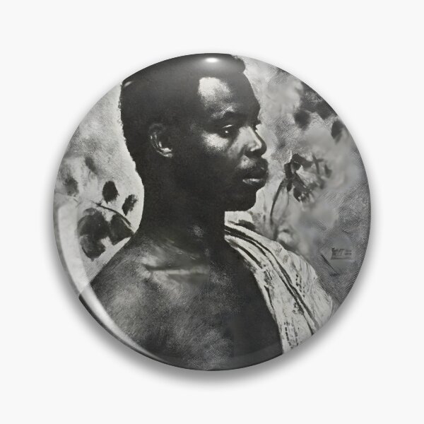 Item preview, Lost Klimt Portrait of African Prince William Dowuona – Black and White designed and sold by EmeraldeaArt.