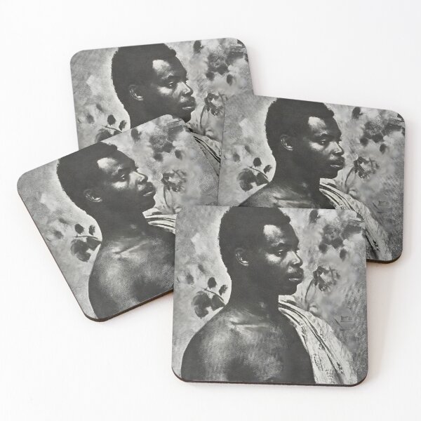 Item preview, Lost Klimt Portrait of African Prince William Dowuona – Black and White designed and sold by EmeraldeaArt.