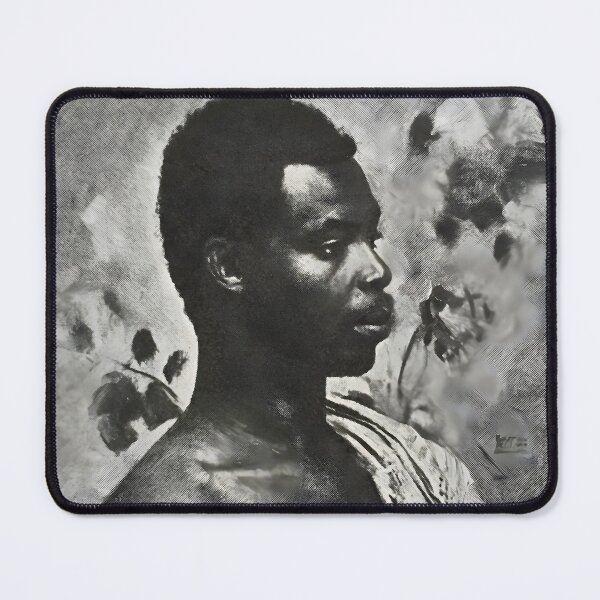 Item preview, Lost Klimt Portrait of African Prince William Dowuona – Black and White designed and sold by EmeraldeaArt.