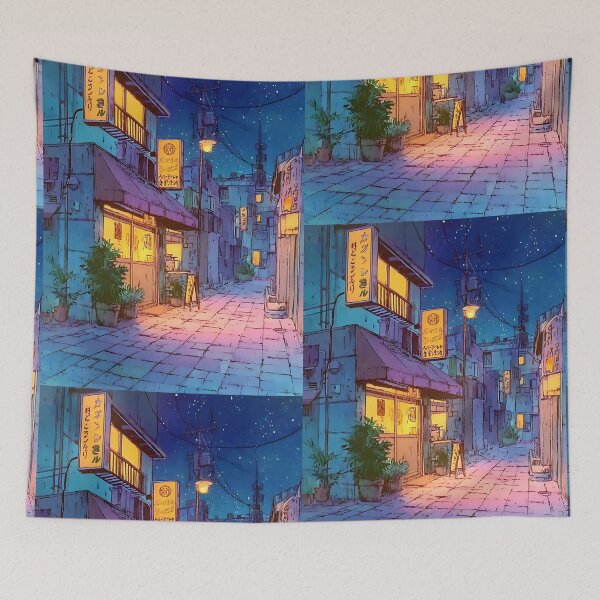 Item preview, Nostalgic Lofi Japan Art designed and sold by bapupa.