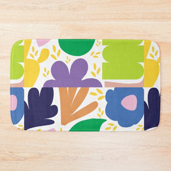 Item preview, Bold Abstract Botanical Shapes – Colorful Modern Nature Art Print designed and sold by lunacustomsph.