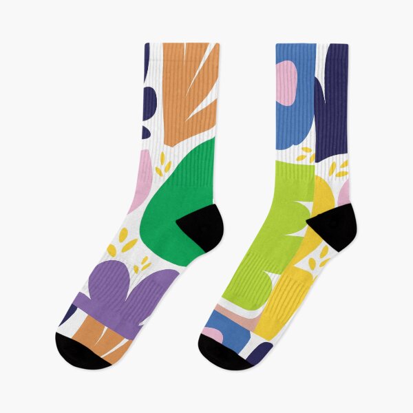 Item preview, Bold Abstract Botanical Shapes – Colorful Modern Nature Art Print designed and sold by lunacustomsph.