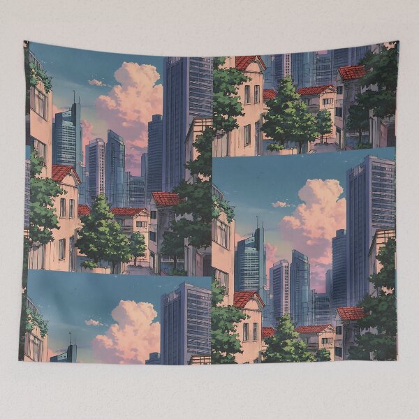 Item preview, Dreamy Lofi Japan Art designed and sold by bapupa.