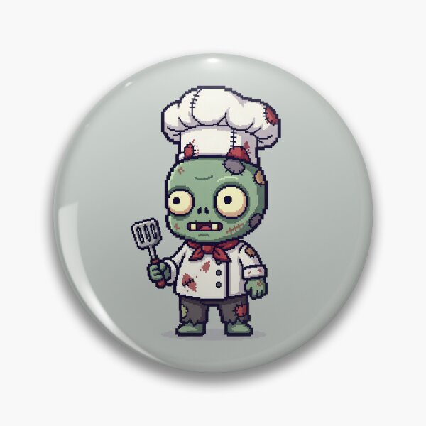 Artikelvorschau, Zombie-Koch - Lustige Küchen-Horror-Pixel-Art entworfen und verkauft von Sredsub.