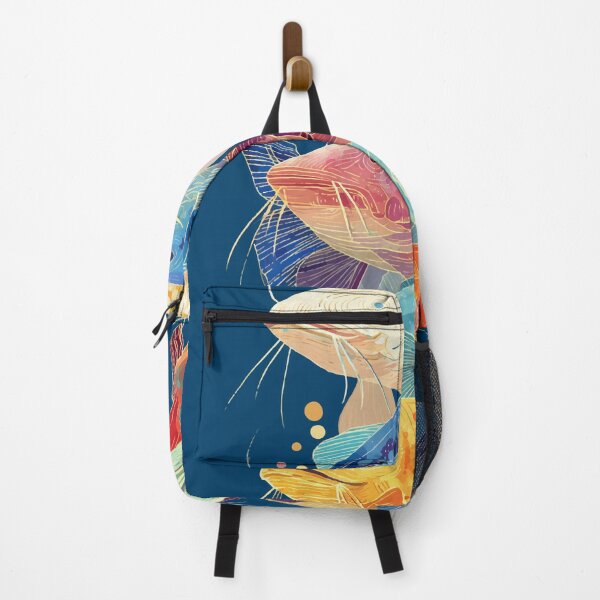 Item preview, Vibrant Catfish Symphony – Stacked Aquatic Art designed and sold by Moss and Moon Studio.