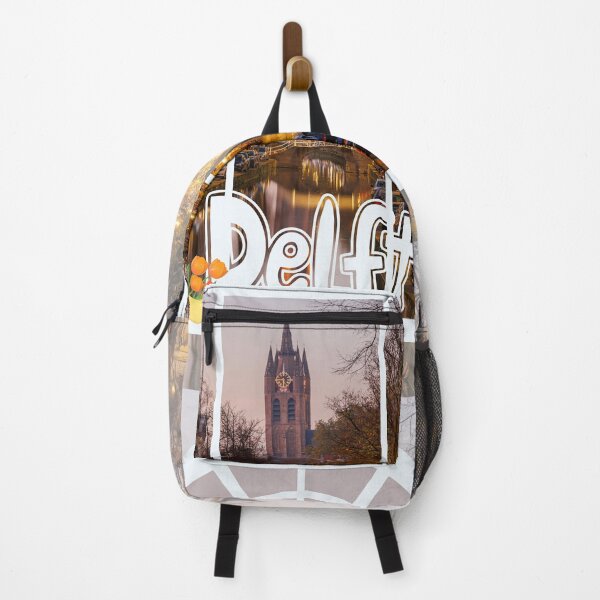 Item preview, Delft Netherlands Window View – Nieuwe Kerk & Canal Cityscape designed and sold by arteena.