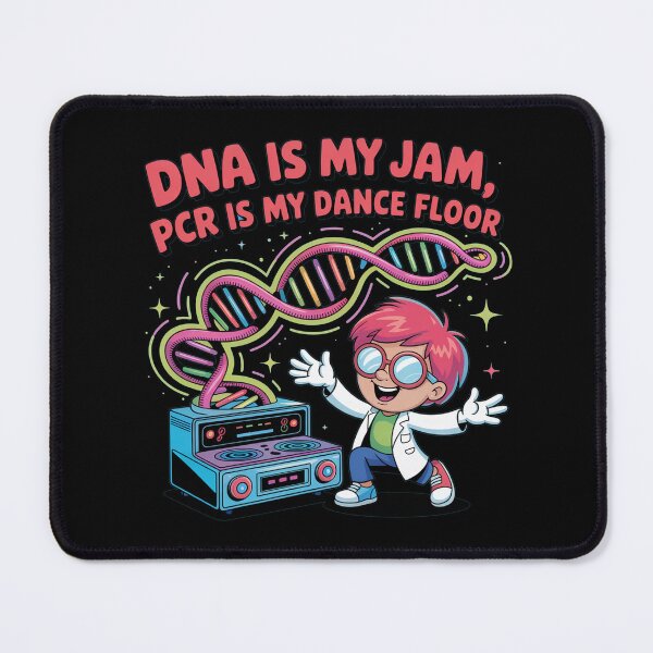 Item preview, DNA is my jam, PCR is my dance floor, funny biology designed and sold by NoetherSym.