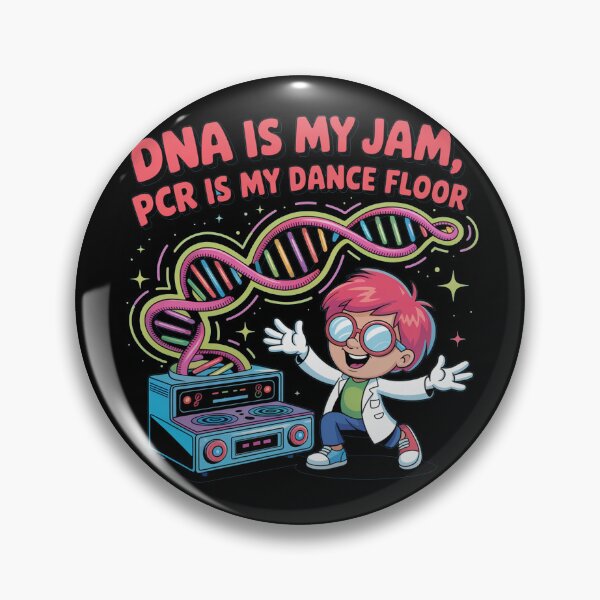 Item preview, DNA is my jam, PCR is my dance floor, funny biology designed and sold by NoetherSym.