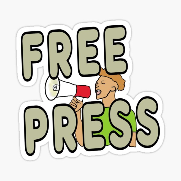 Item preview, Free Press designed and sold by Mark-Ewbie.
