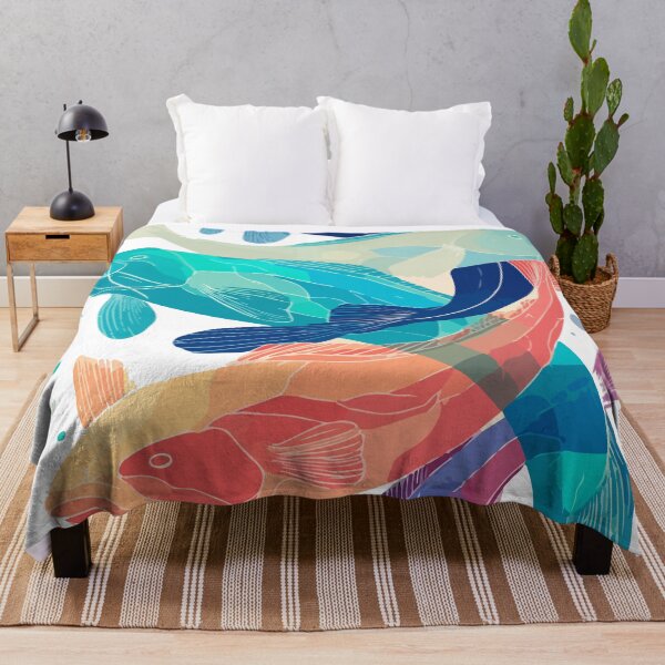 Item preview, Vibrant Catfish Symphony – Stacked Aquatic Art designed and sold by Moss and Moon Studio.