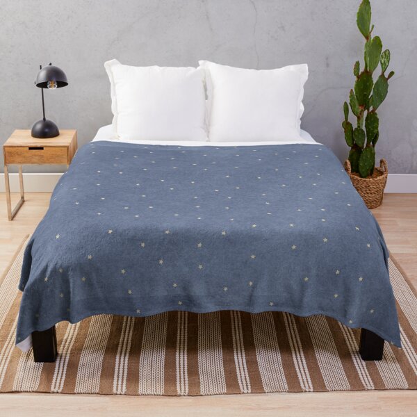 Item preview, Dreamy Blue Sky with Mini Yellow Stars designed and sold by moonna designs.