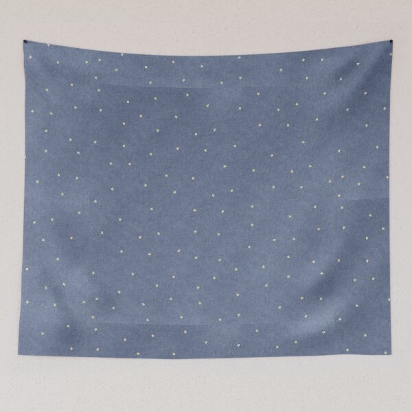 Item preview, Dreamy Blue Sky with Mini Yellow Stars designed and sold by moonna designs.
