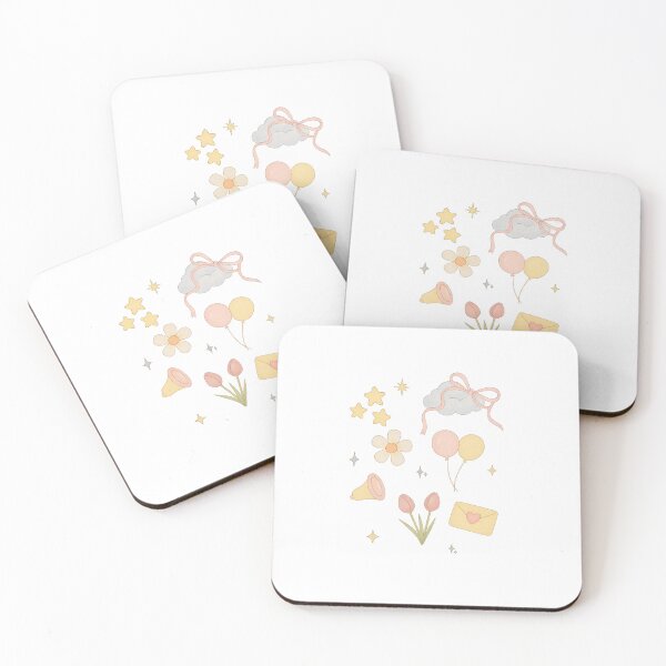 Item preview, Whimsical Kawaii Pastel Aesthetic Icons – Cute Minimalist Collection designed and sold by HayaahModest.