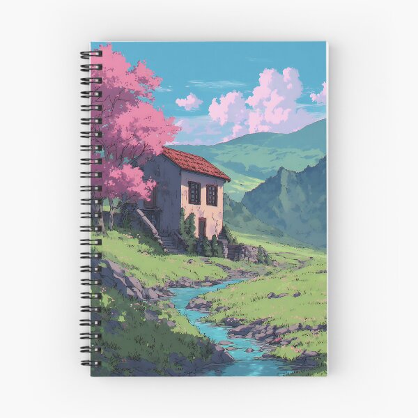 Item preview, Nostalgic Lofi Landscape Art designed and sold by bapupa.