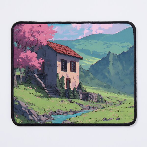 Item preview, Nostalgic Lofi Landscape Art designed and sold by bapupa.