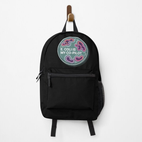 Item preview, E Coli is my co-pilot, funny microbiology designed and sold by NoetherSym.
