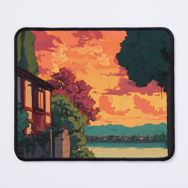 Item preview, Dreamy Lofi Landscape Art designed and sold by bapupa.