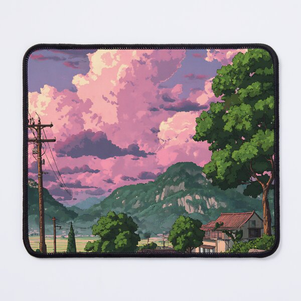 Item preview, Serene Lofi Landscape Art designed and sold by bapupa.
