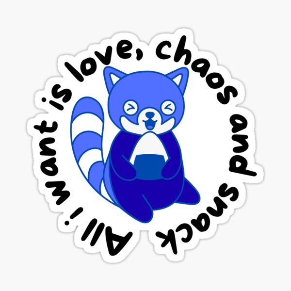 Item preview, All I crave: love, chaos & crunch designed and sold by Auraprojects.